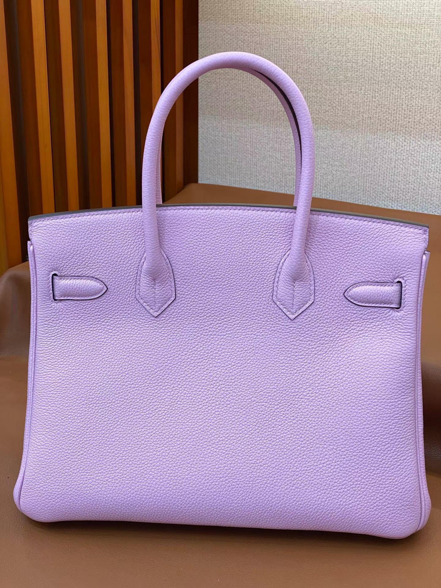 Сумка женская Hermès Birkin 30 лавандового цвета