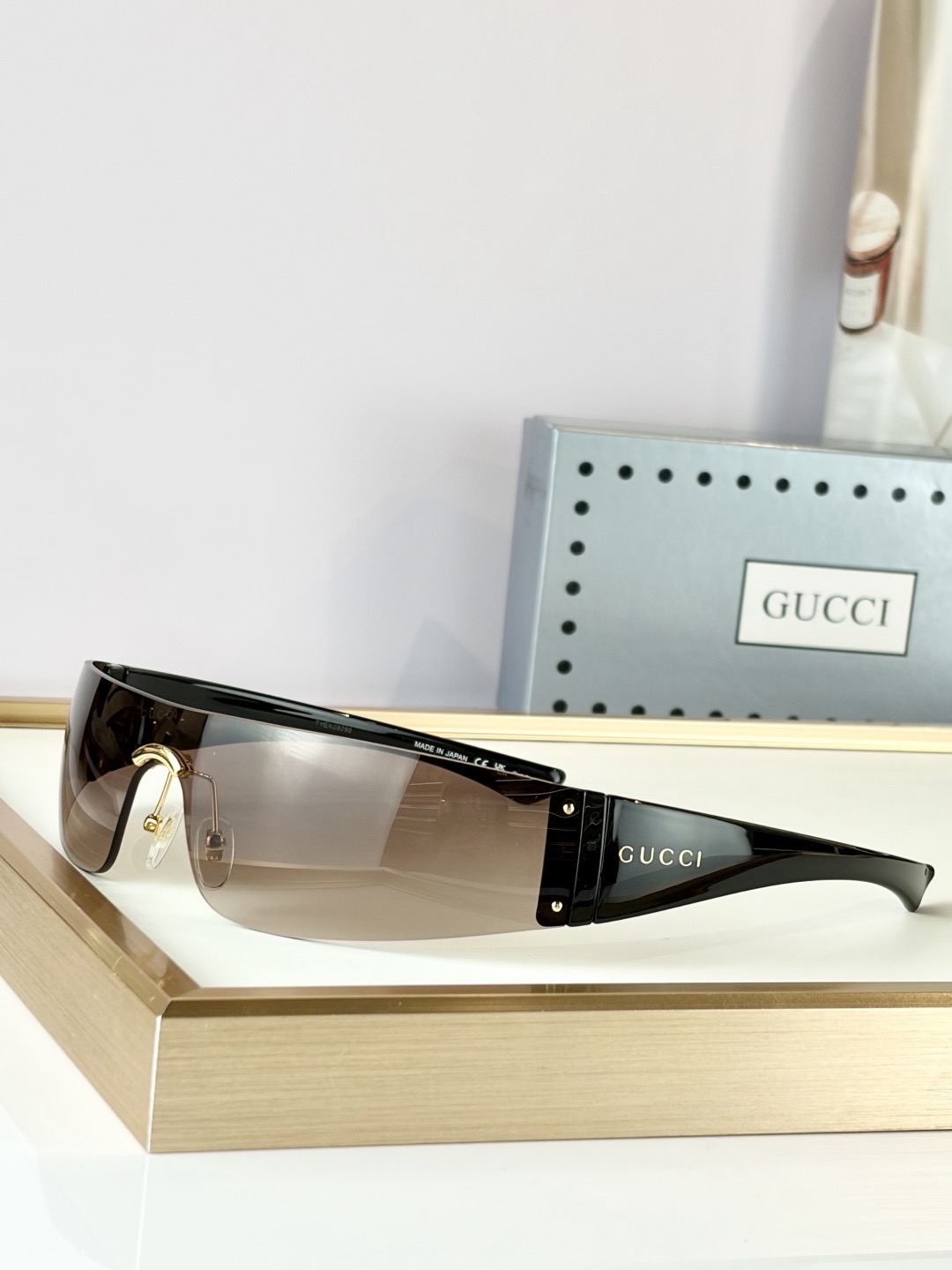 Очки солнцезащитные унисекс в стиле Gucci oversize