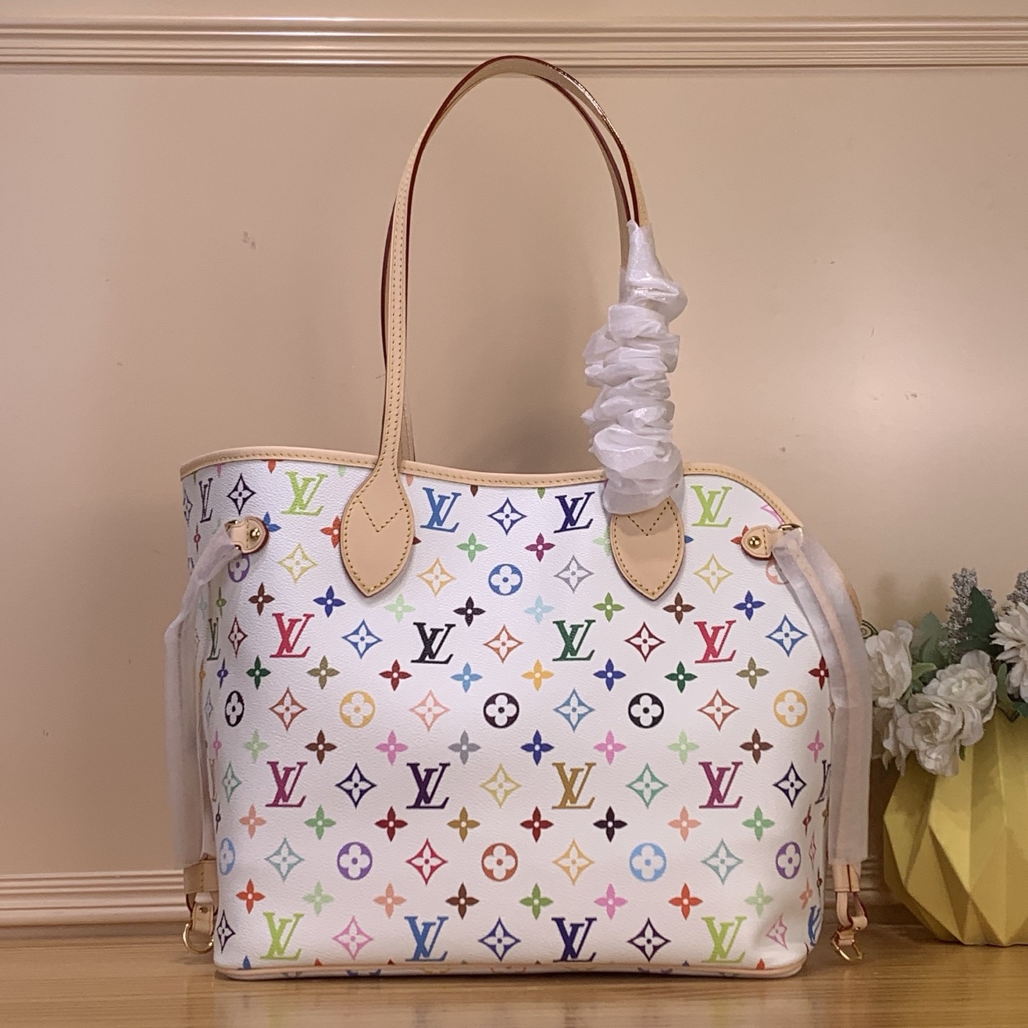 Сумка-переноска унисекс для животных в стиле Louis Vuitton Neverwoof Multicolor