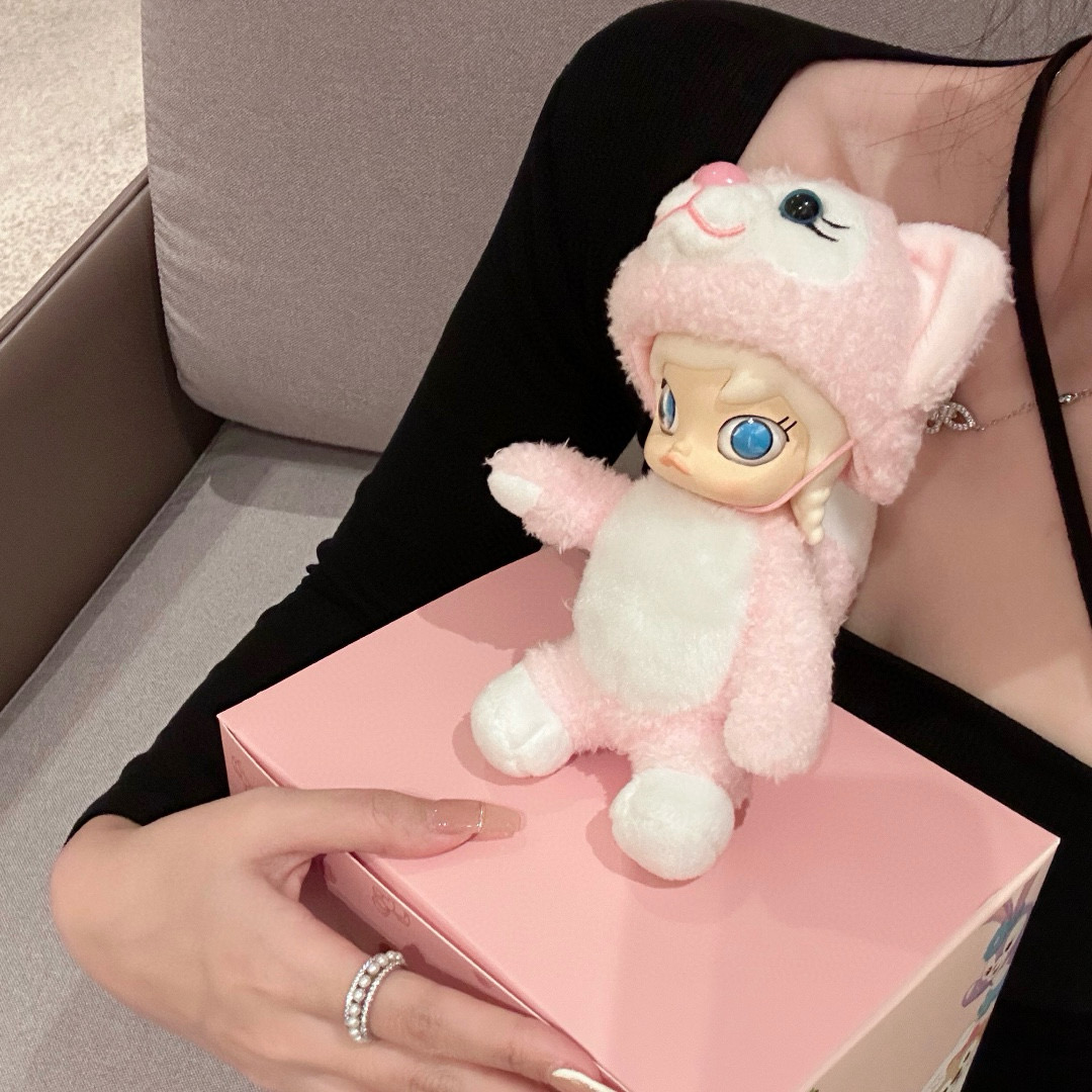 Набор подарочный в стиле «Molly Christmas» с куклой и чашкой в розового цвета