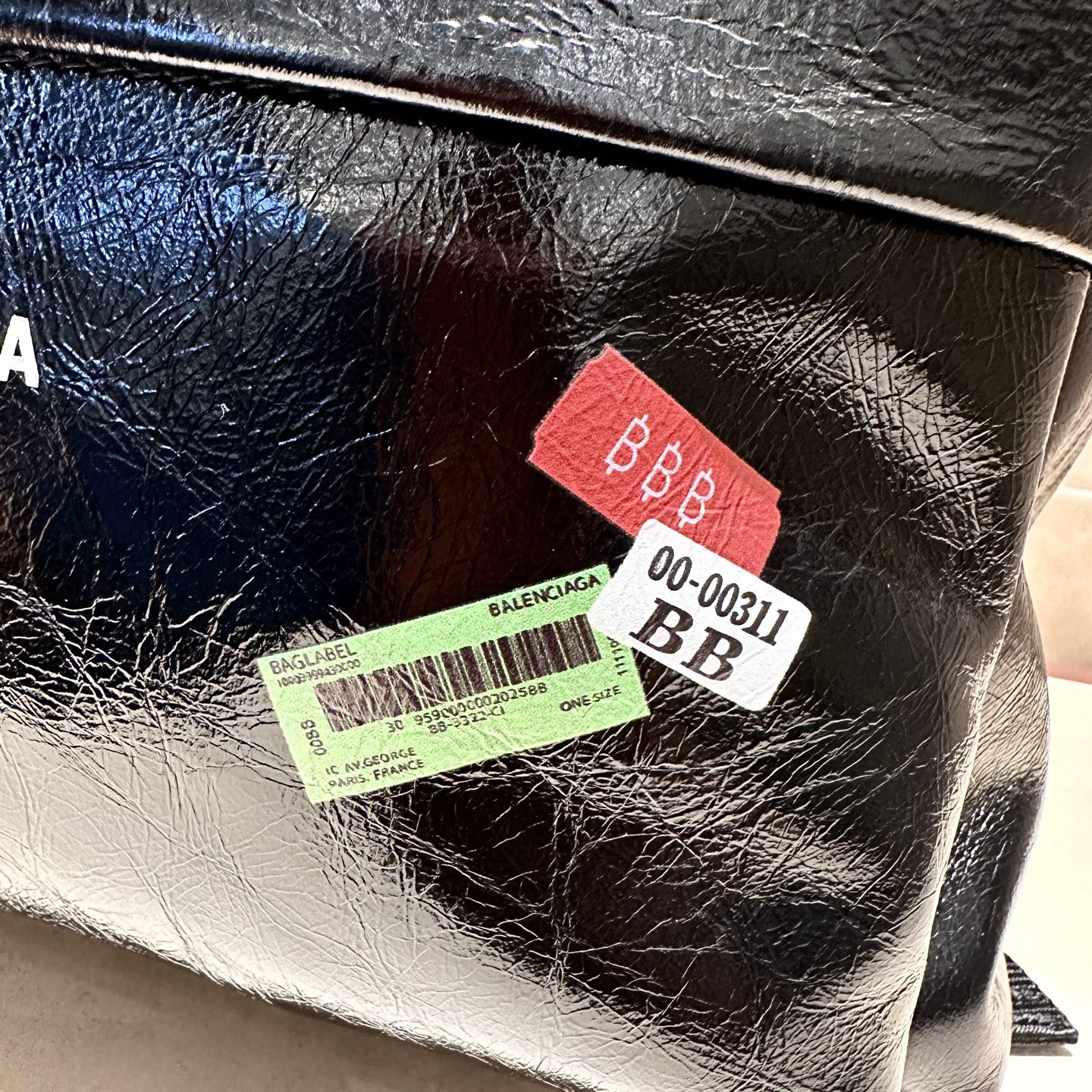 Рюкзак мужской в стиле Balenciaga Explorer чёрного цвета с принтами