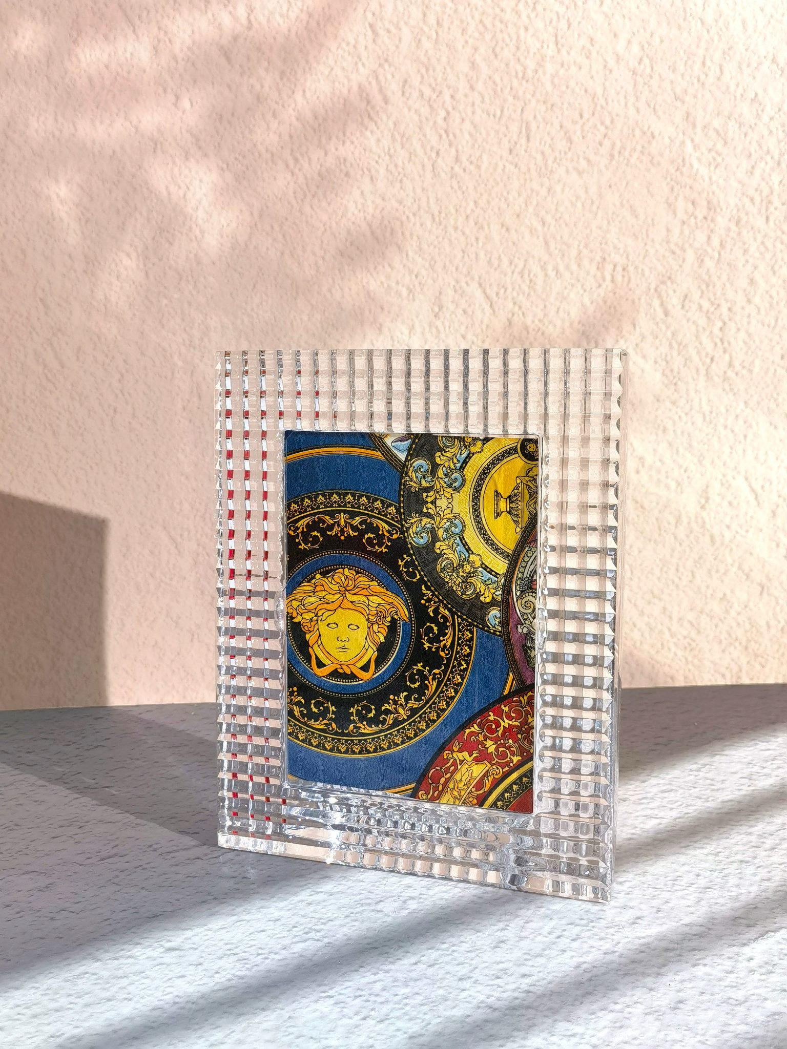 Хрустальная фоторамка в стиле Baccarat Brilliant Series, прозрачная