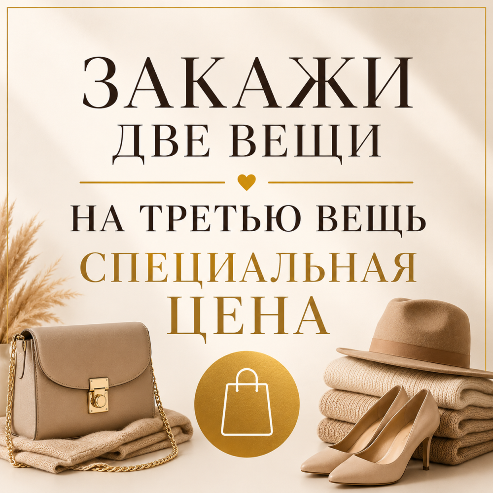 Купи две вещи получи специальную цену на третью