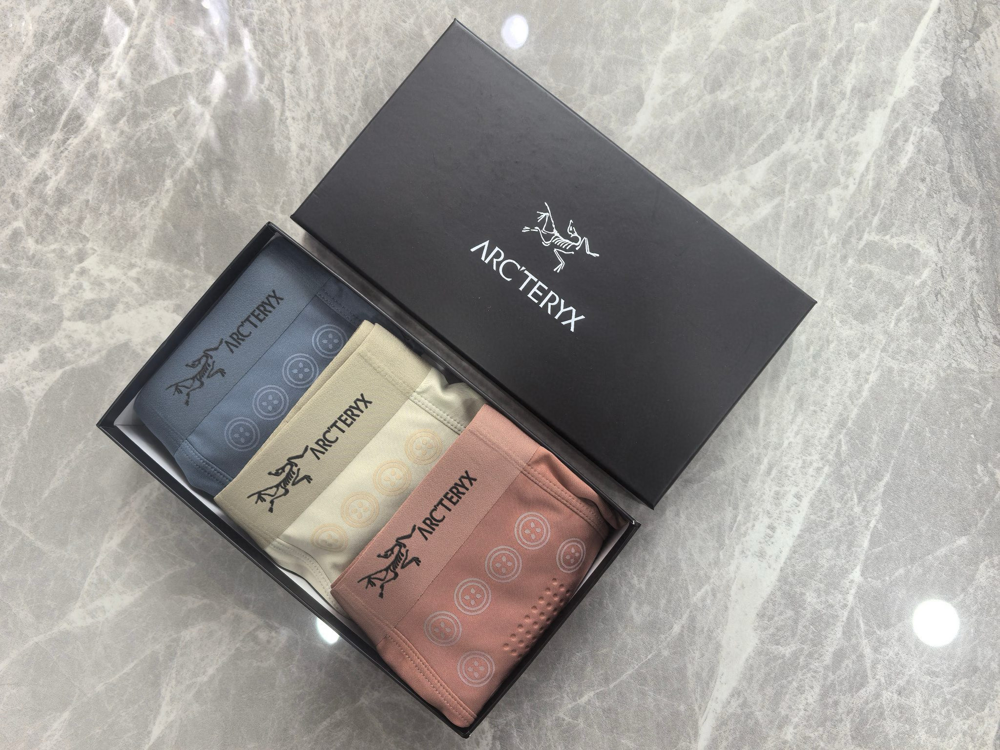 Трусы-боксеры мужские в стиле ARC’TERYX (набор 3 шт.) 