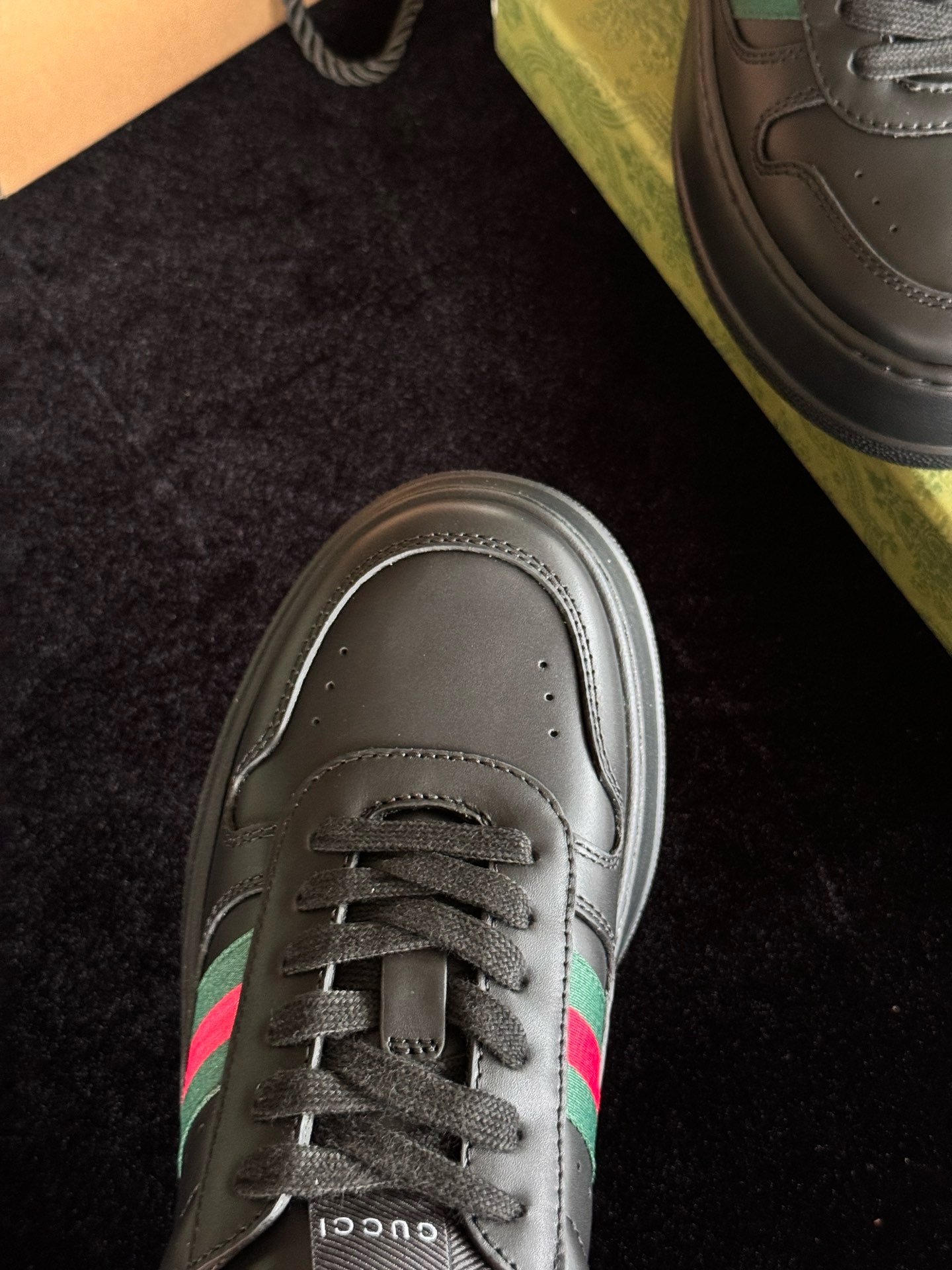 Кеды Gucci Ace чёрного цвета