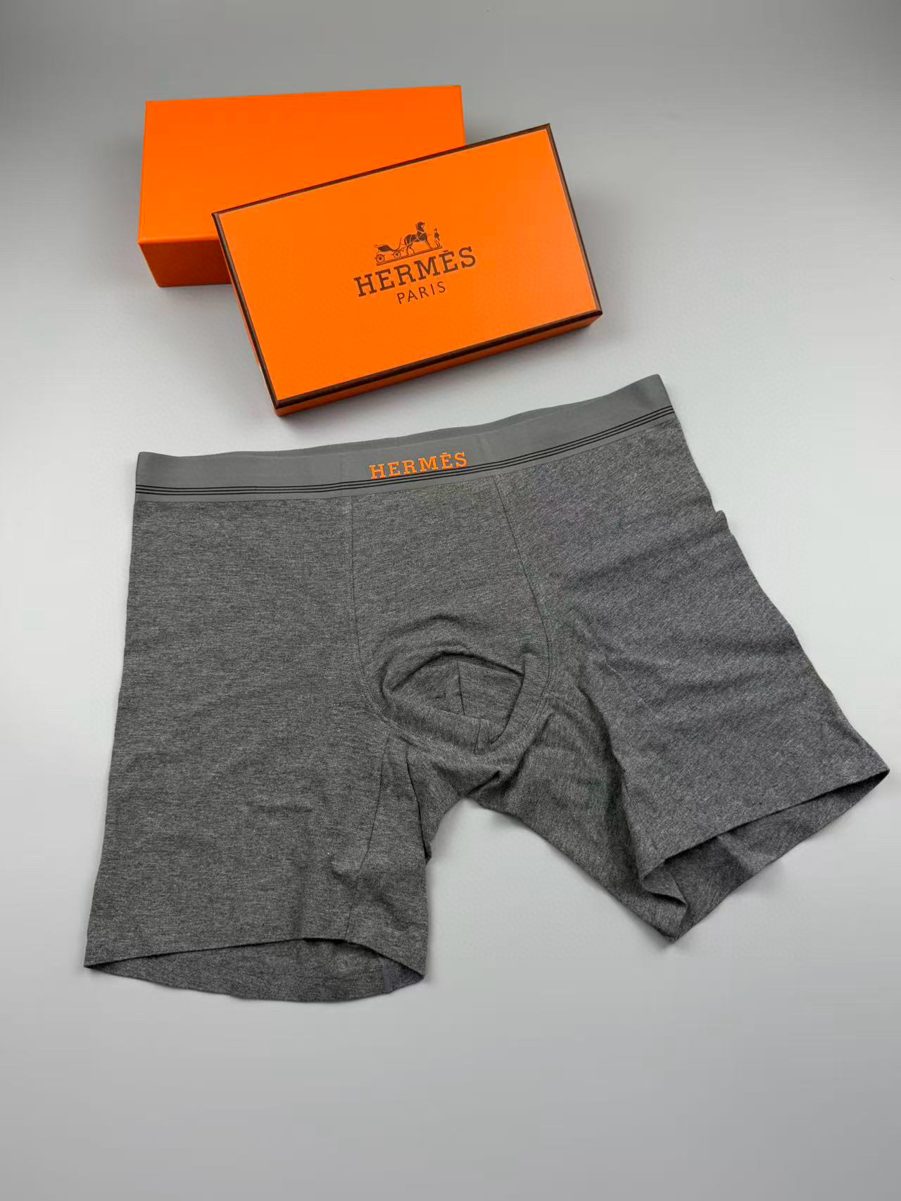 Трусы-боксеры мужские в стиле Hermès  (набор 3 шт.) 