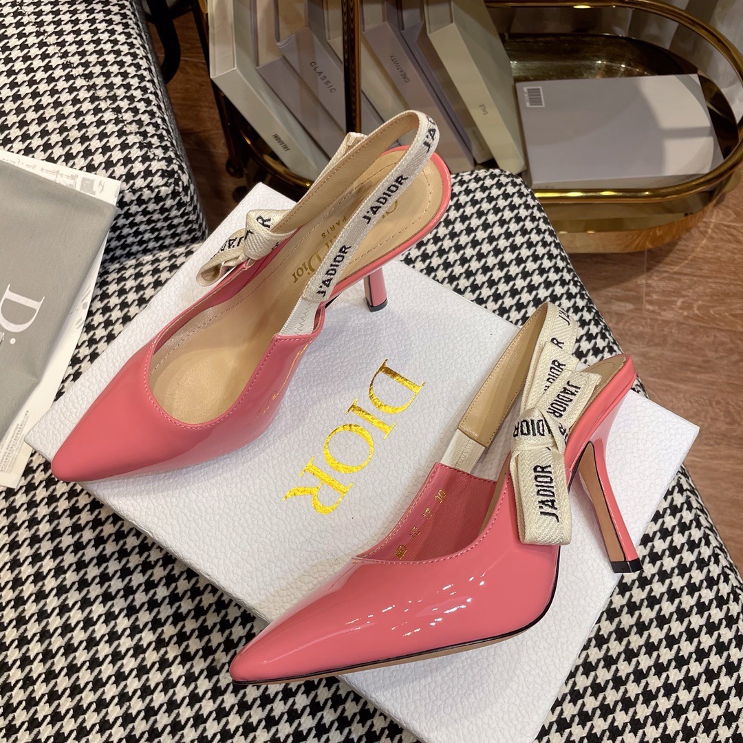 Туфли женские Dior J’Adior розового цвета