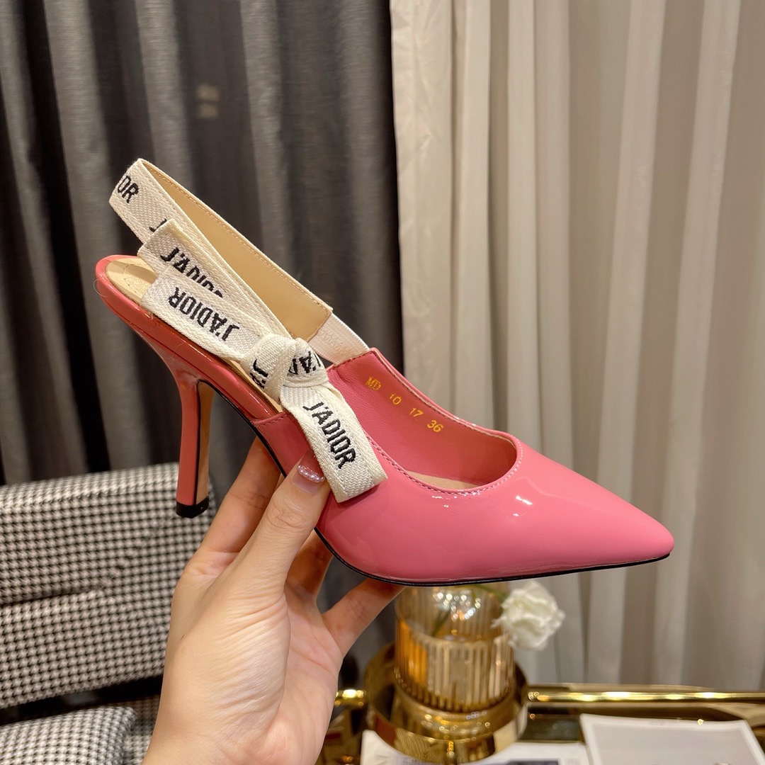 Туфли женские Dior J’Adior розового цвета