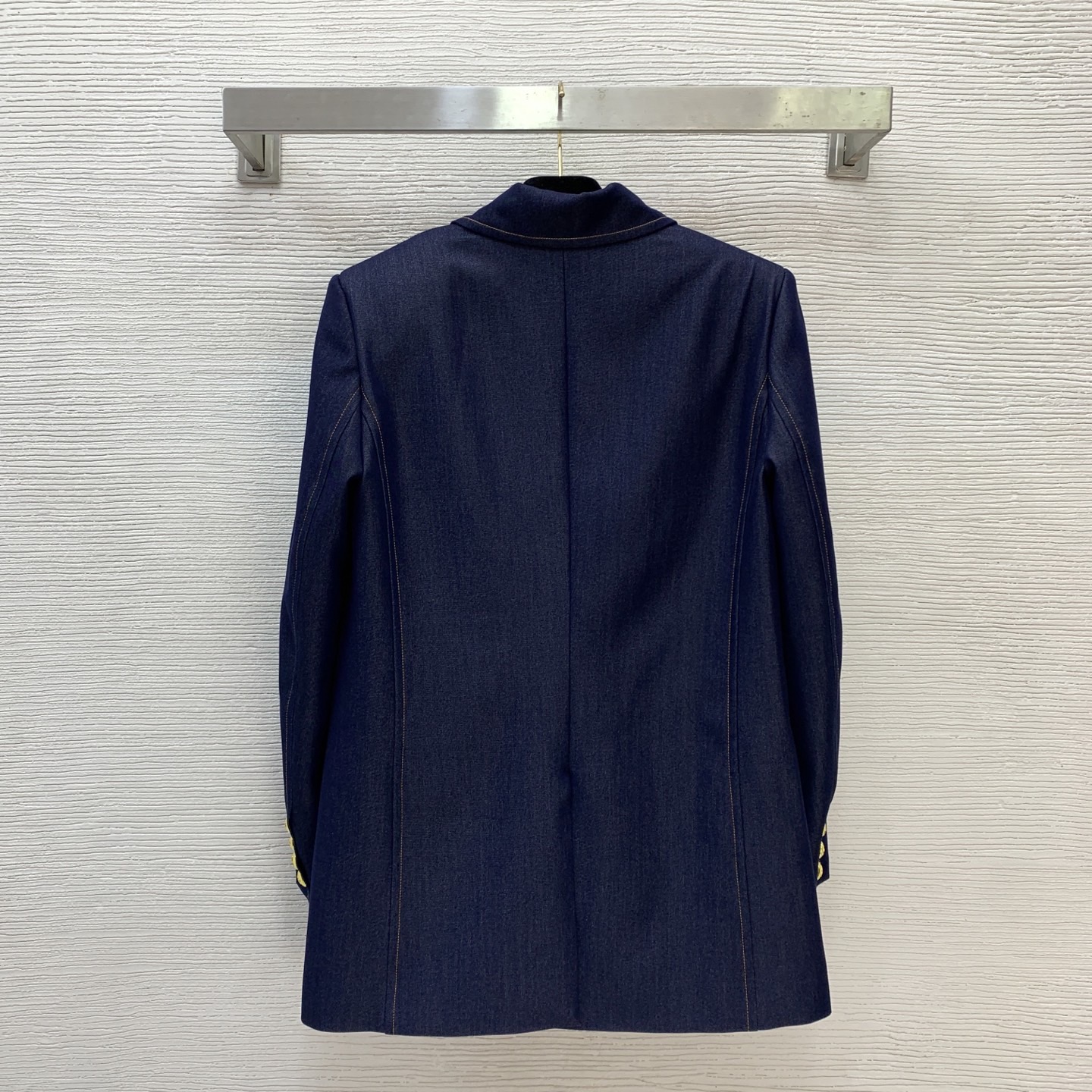 Костюм женский в стиле Valentino тёмно-синего цвета