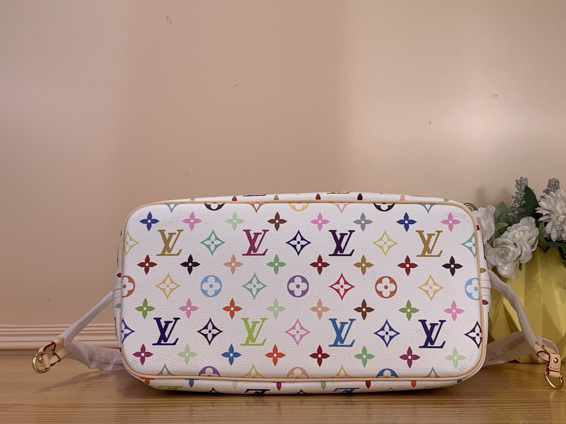 Сумка-переноска унисекс для животных в стиле Louis Vuitton Neverwoof Multicolor