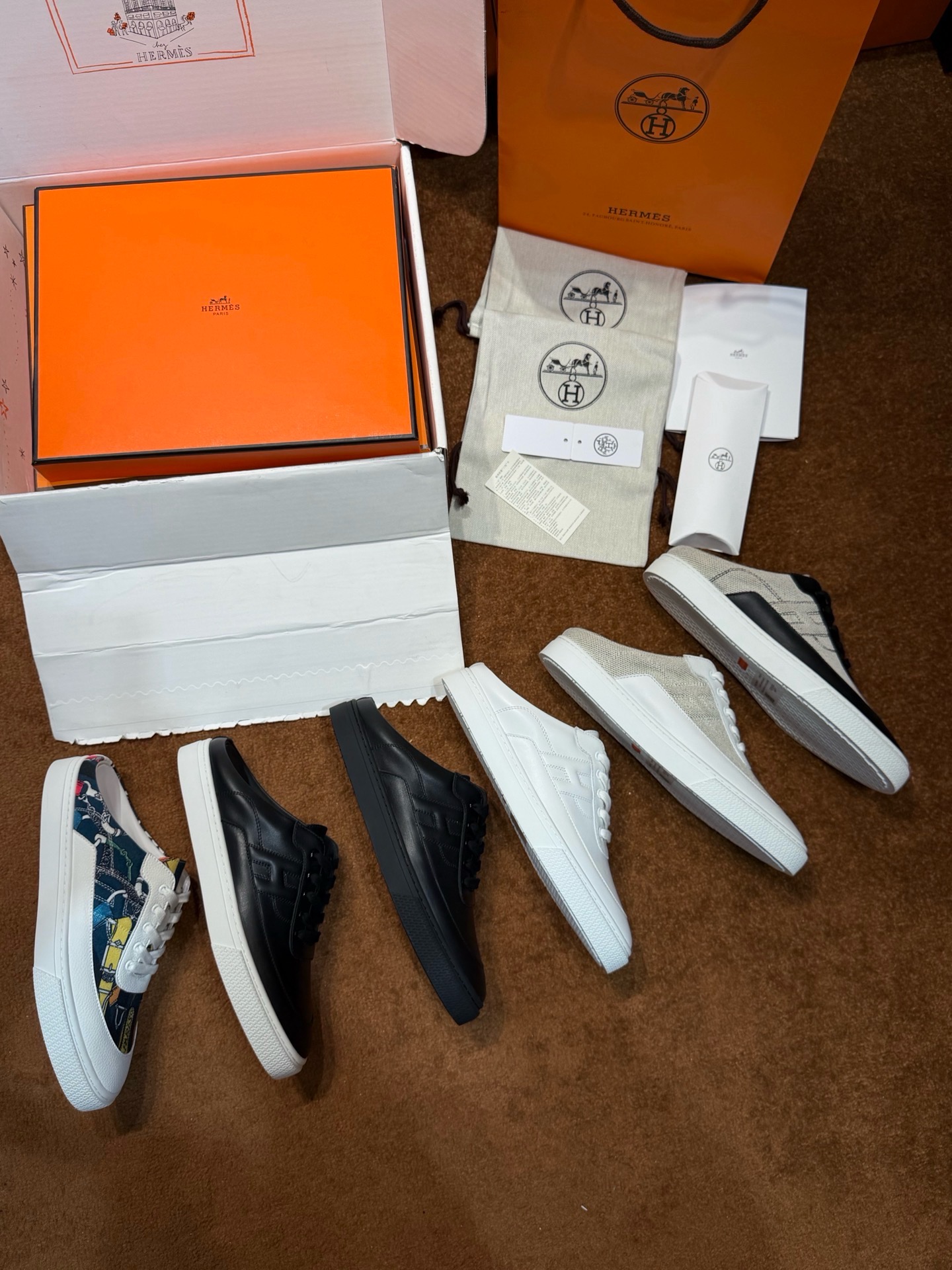 Кроссовки мужские Hermès Bouncing мультиколор