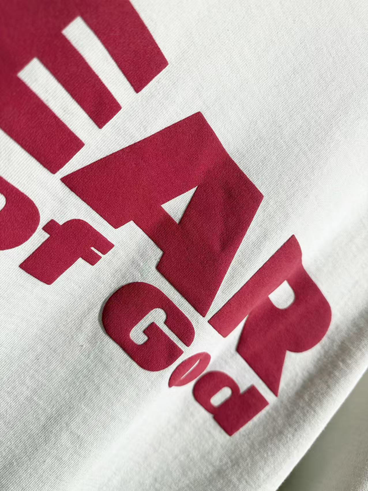 Футболка унисекс в стиле Fear of God Fear is Gone из хлопка белого цвета с принтом