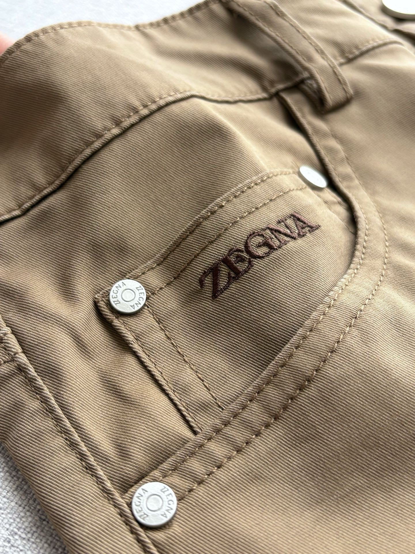 Брюки мужские в стиле Zegna серого цвета с прямым кроем