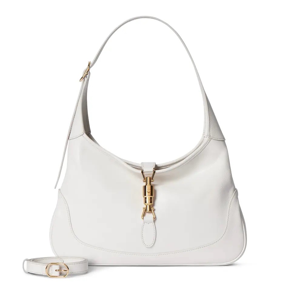 Сумка женская Gucci Jackie 1961 белого цвета