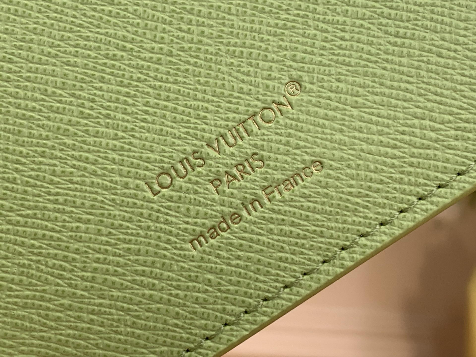 Обложка унисекс для паспорта в стиле Louis Vuitton Monogram Donuts зелёного цвета