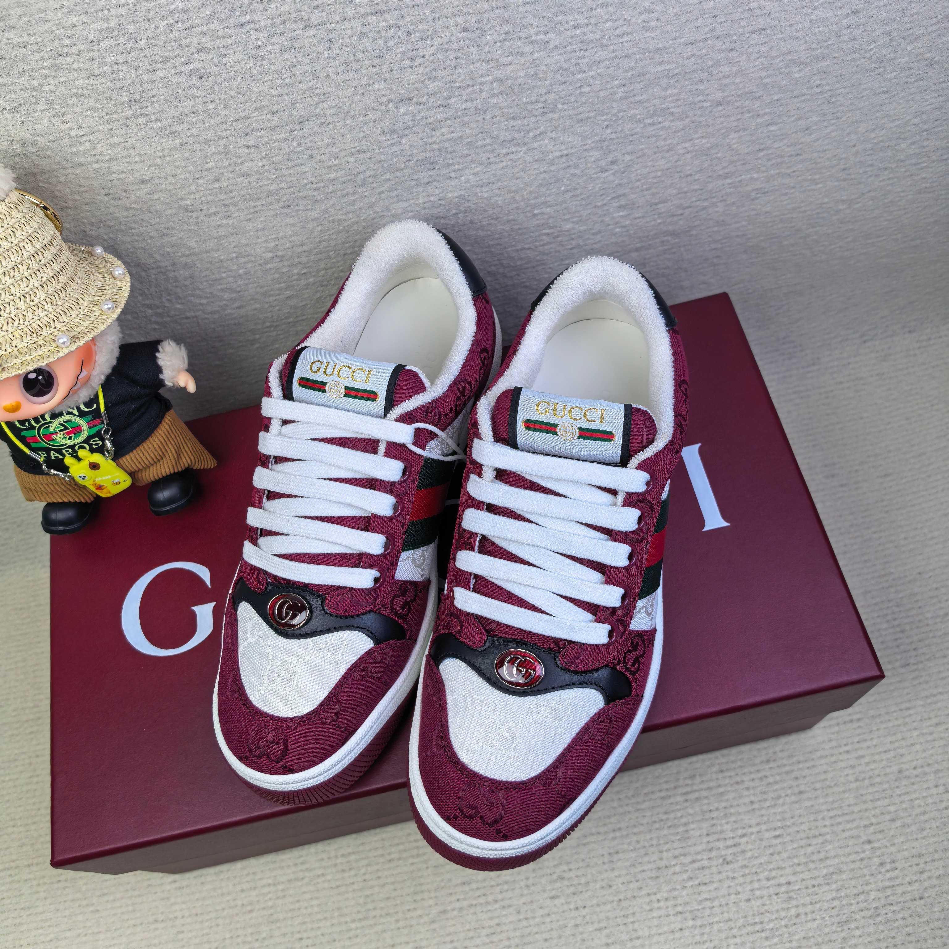 Кроссовки унисекс в стиле Gucci комбинированного цвета