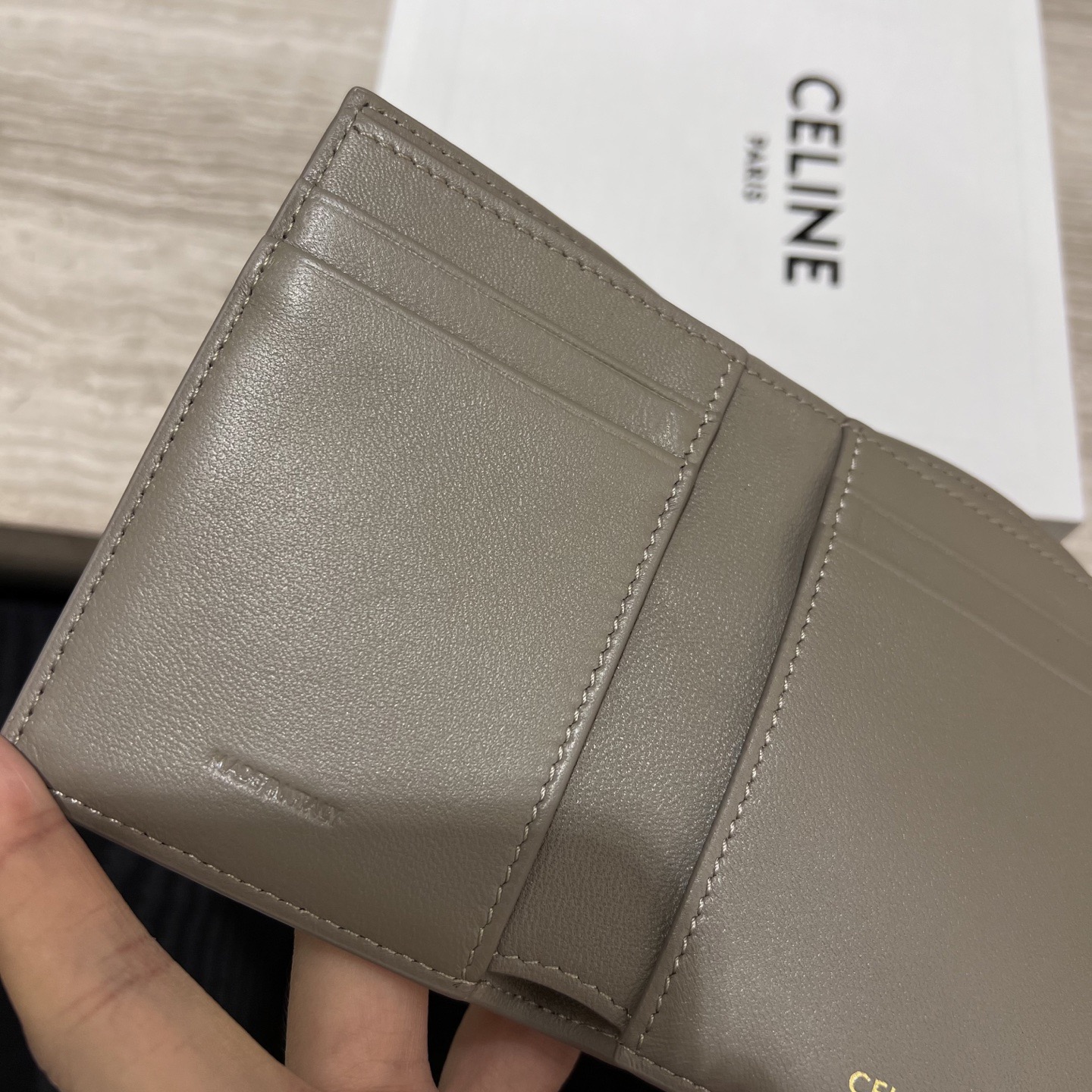 Кошелёк женский в стиле Celine Victoire из натуральной кожи