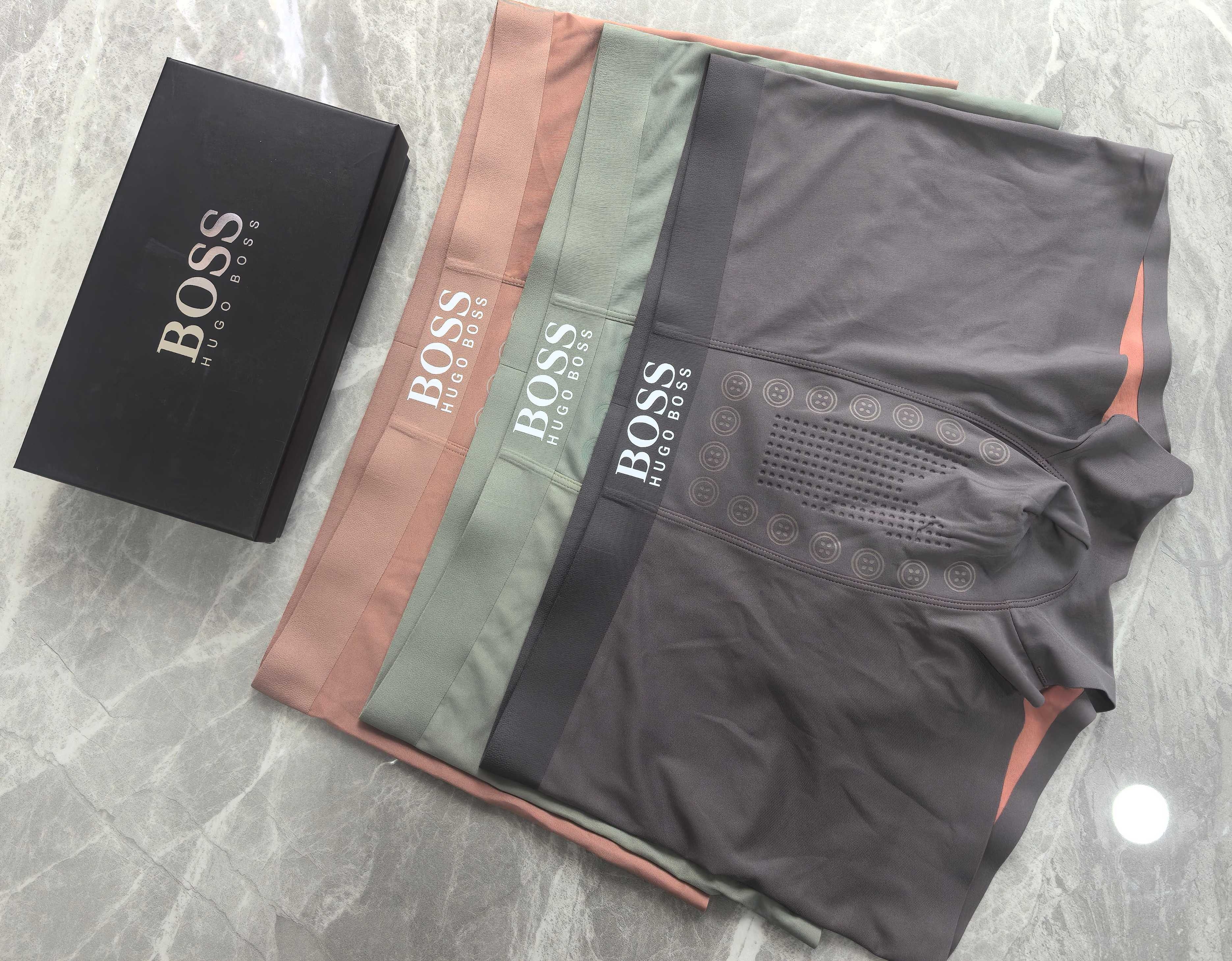 Трусы-боксеры мужские в стиле BOSS (набор 3 шт.)