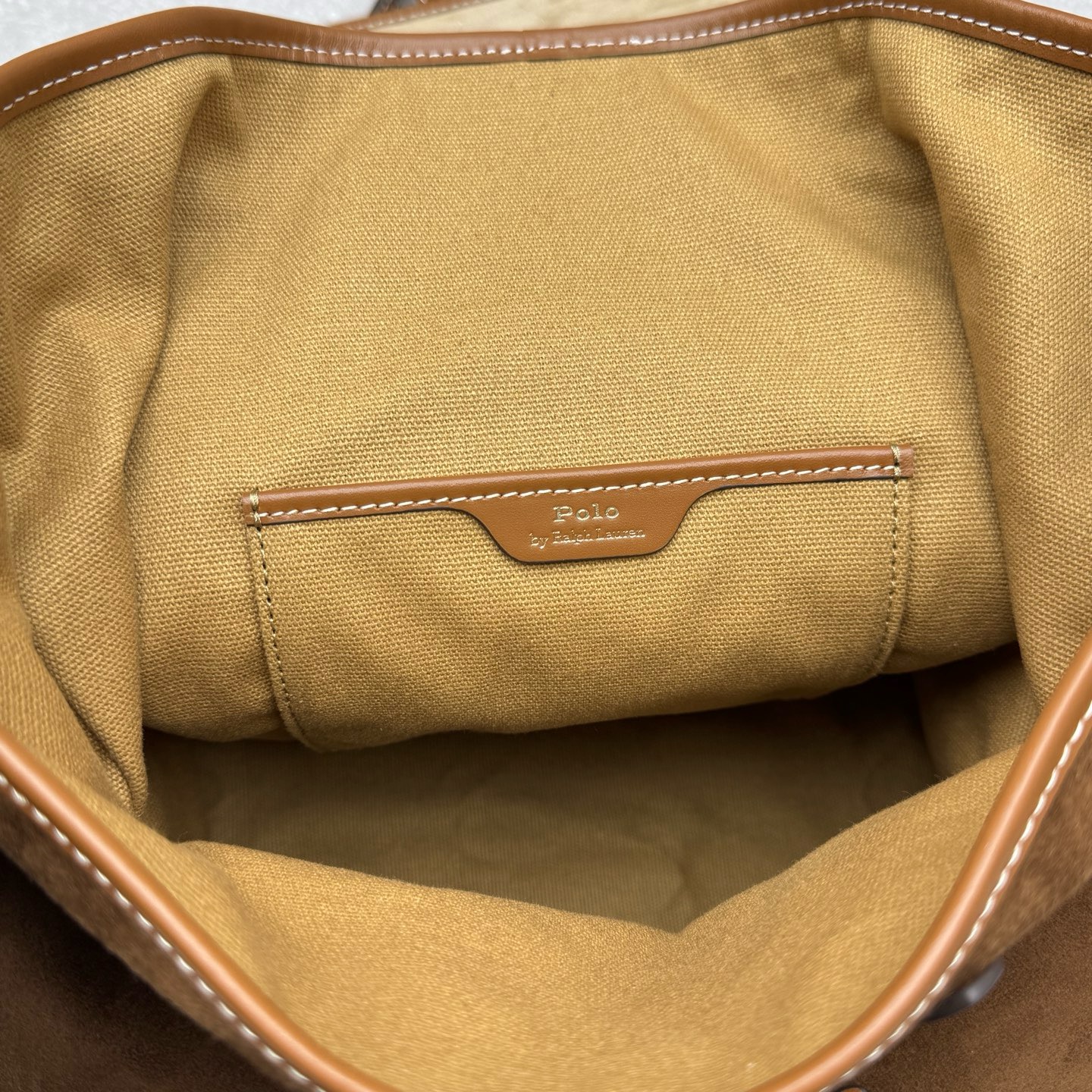 Рюкзак женский Polo Ralph Lauren коричневого цвета