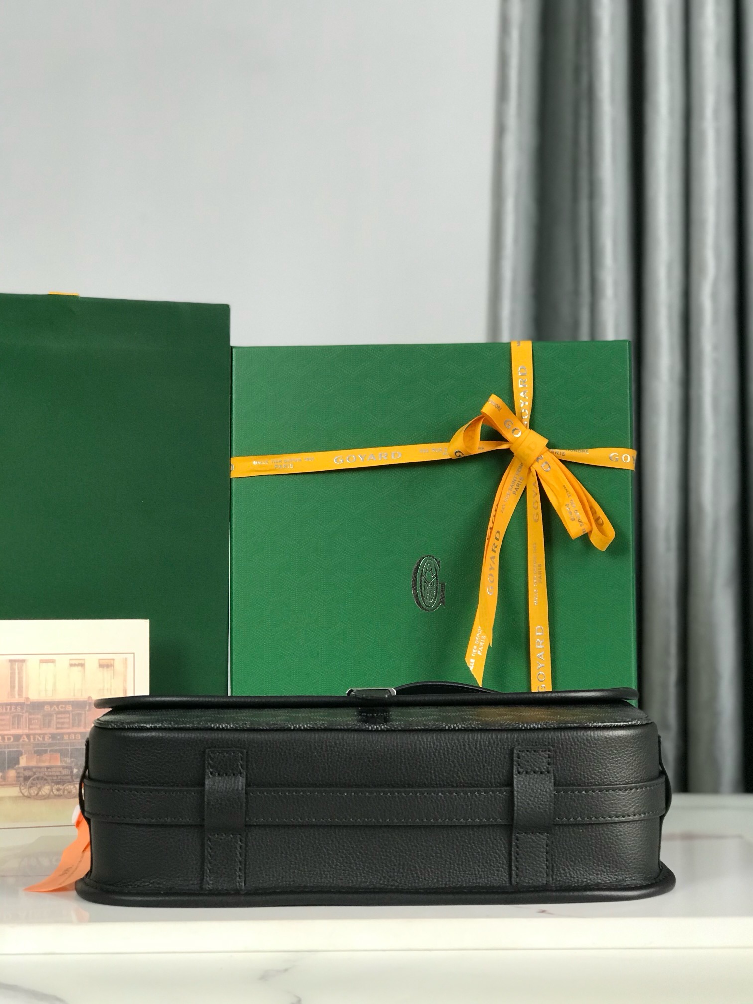 Сумка женская Goyard Belvédère II чёрного цвета