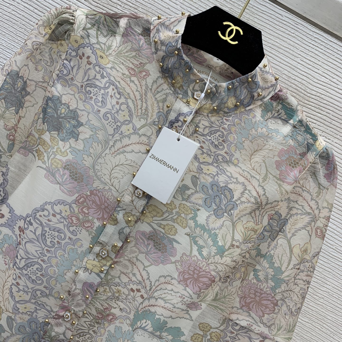 Костюм женский в стиле Zimmermann комплект 3 в 1 с юбкой и топом