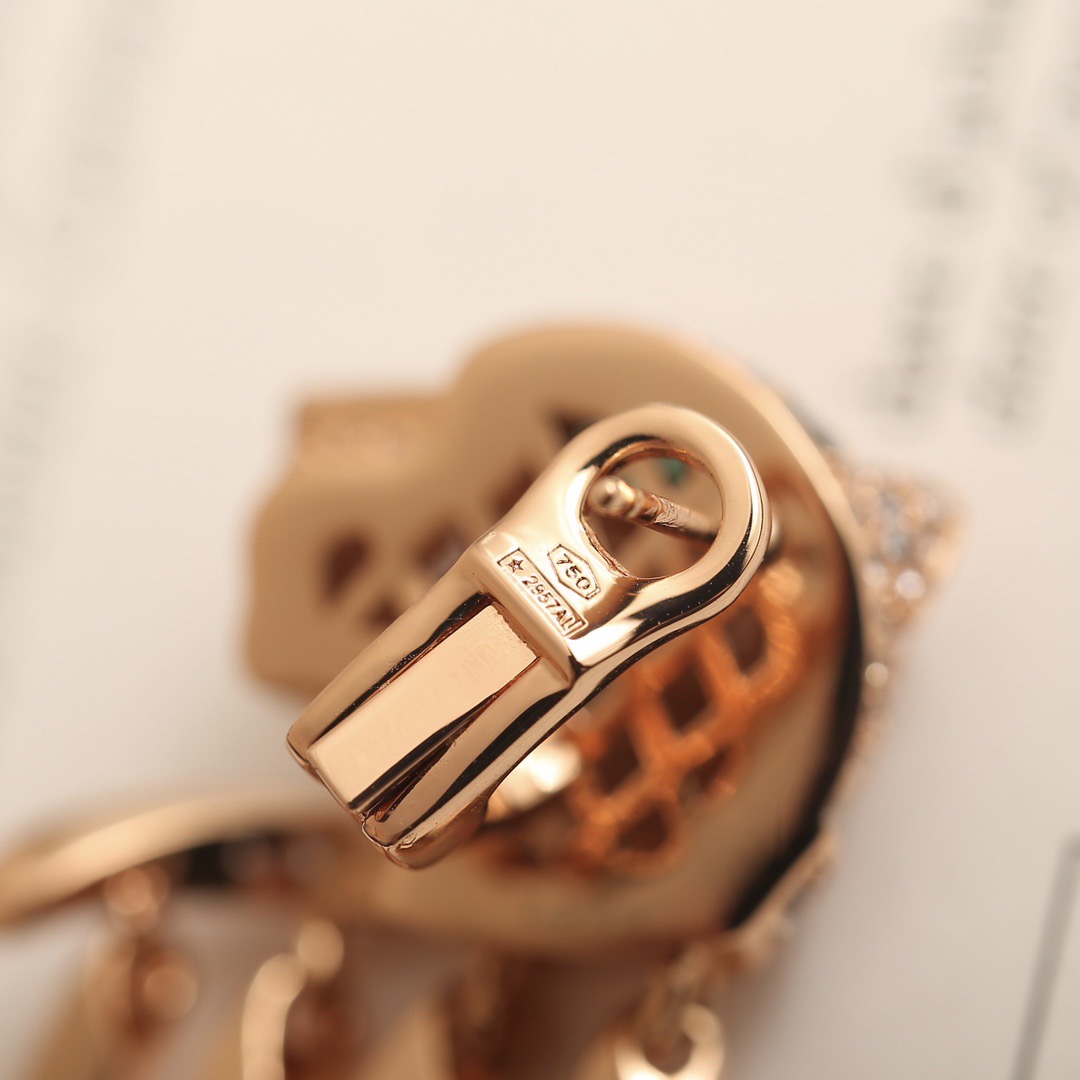 Серьги женские в стиле Cartier Panthère