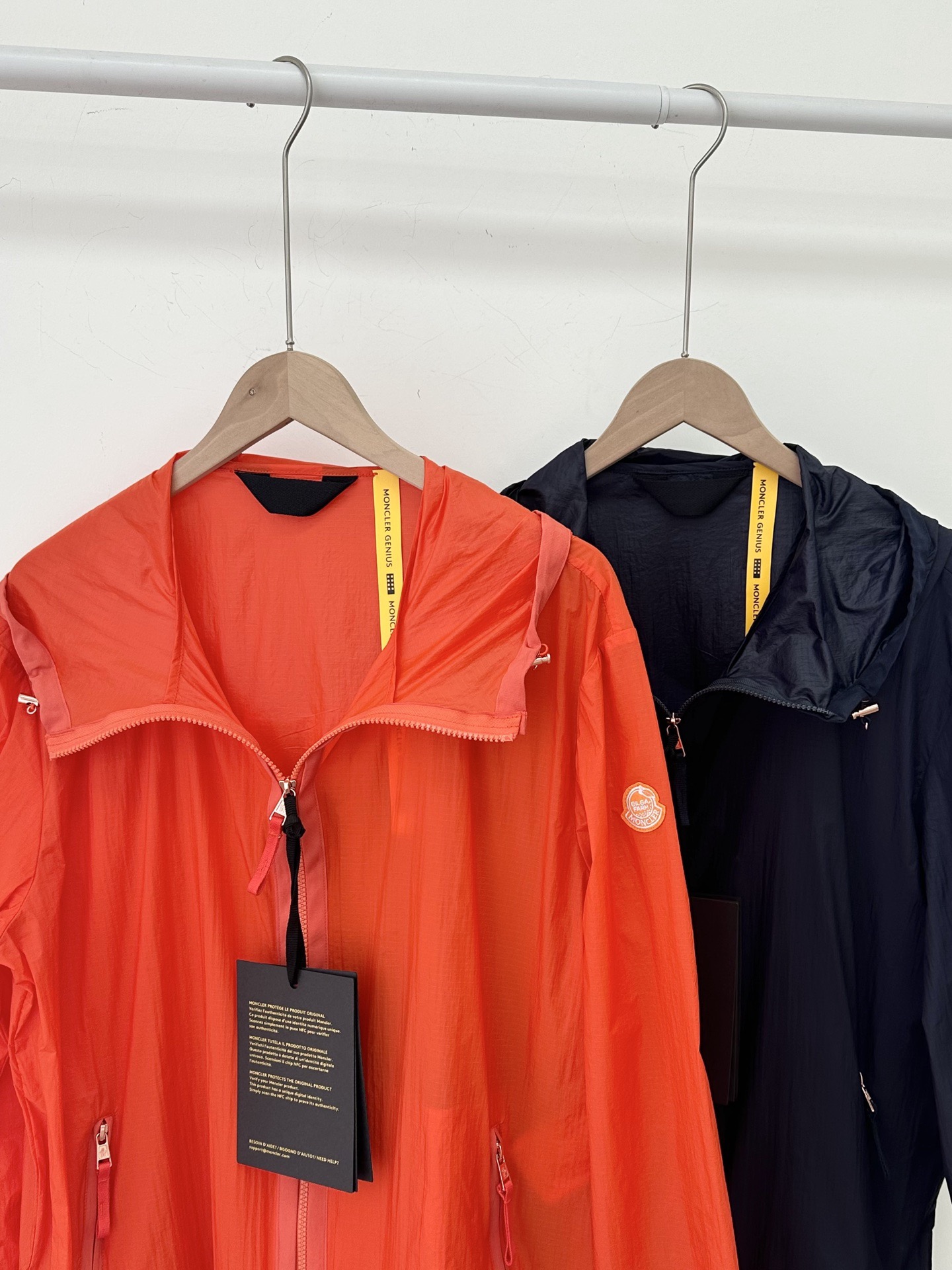 Ветровка мужская в стиле Moncler Genius с капюшоном легкая