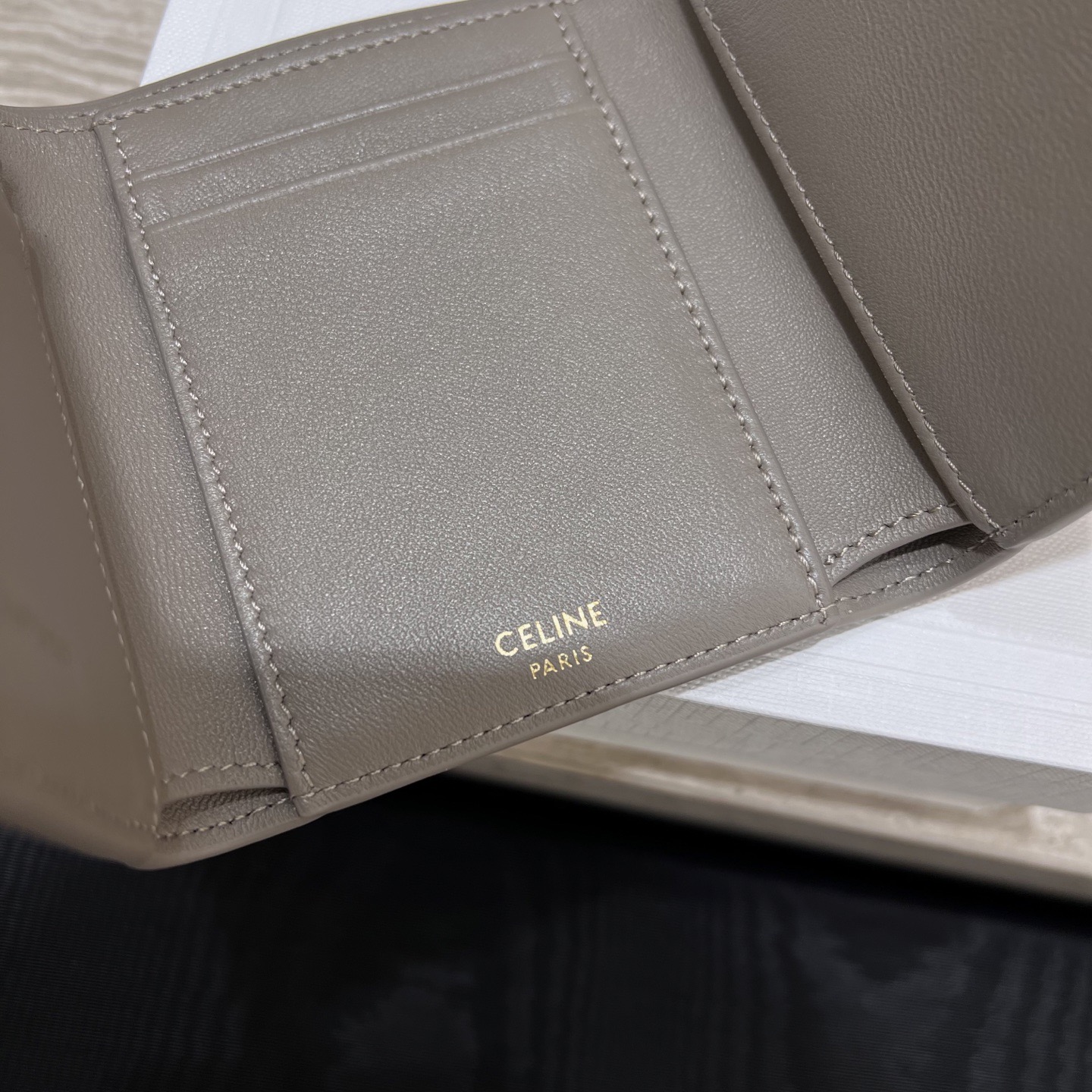 Кошелёк женский в стиле Celine Victoire из натуральной кожи