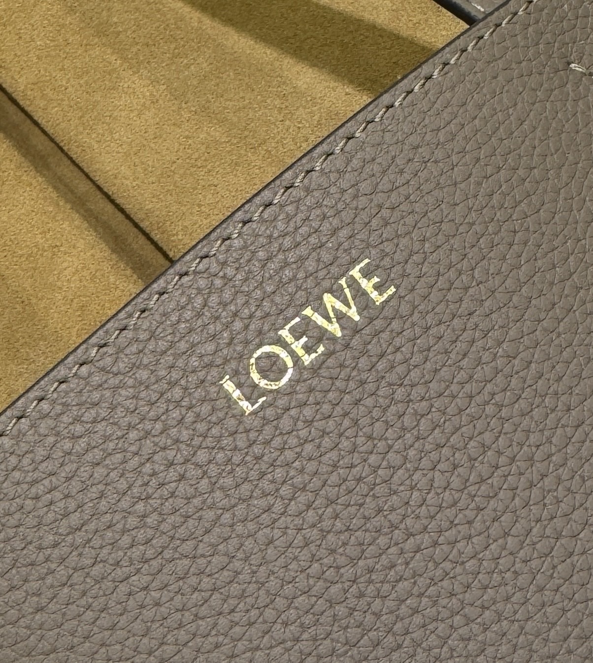 Сумка женская в стиле Loewe Puzzle Fold тауп (бежево-коричневого) цвета