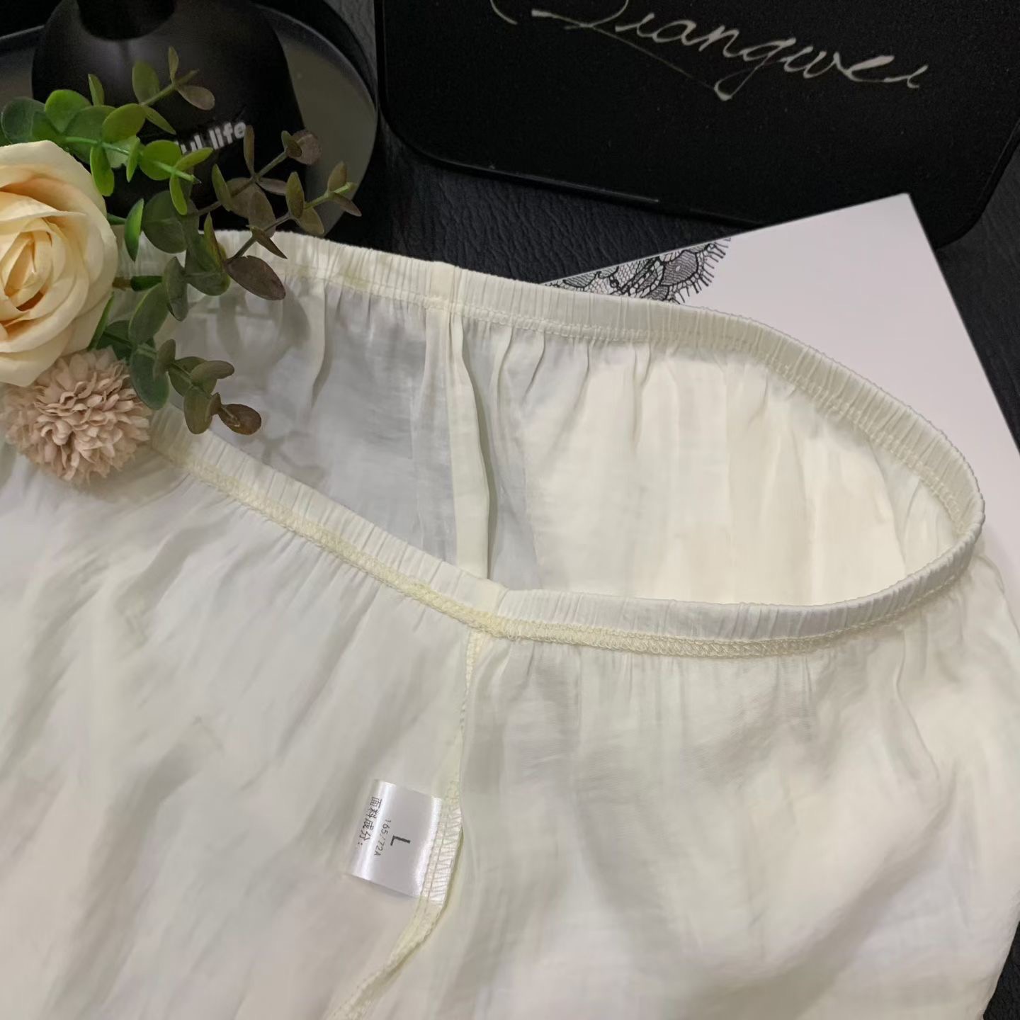 Шорты женские в стиле La Perla домашние из гладкой ткани комплект из 3 шт