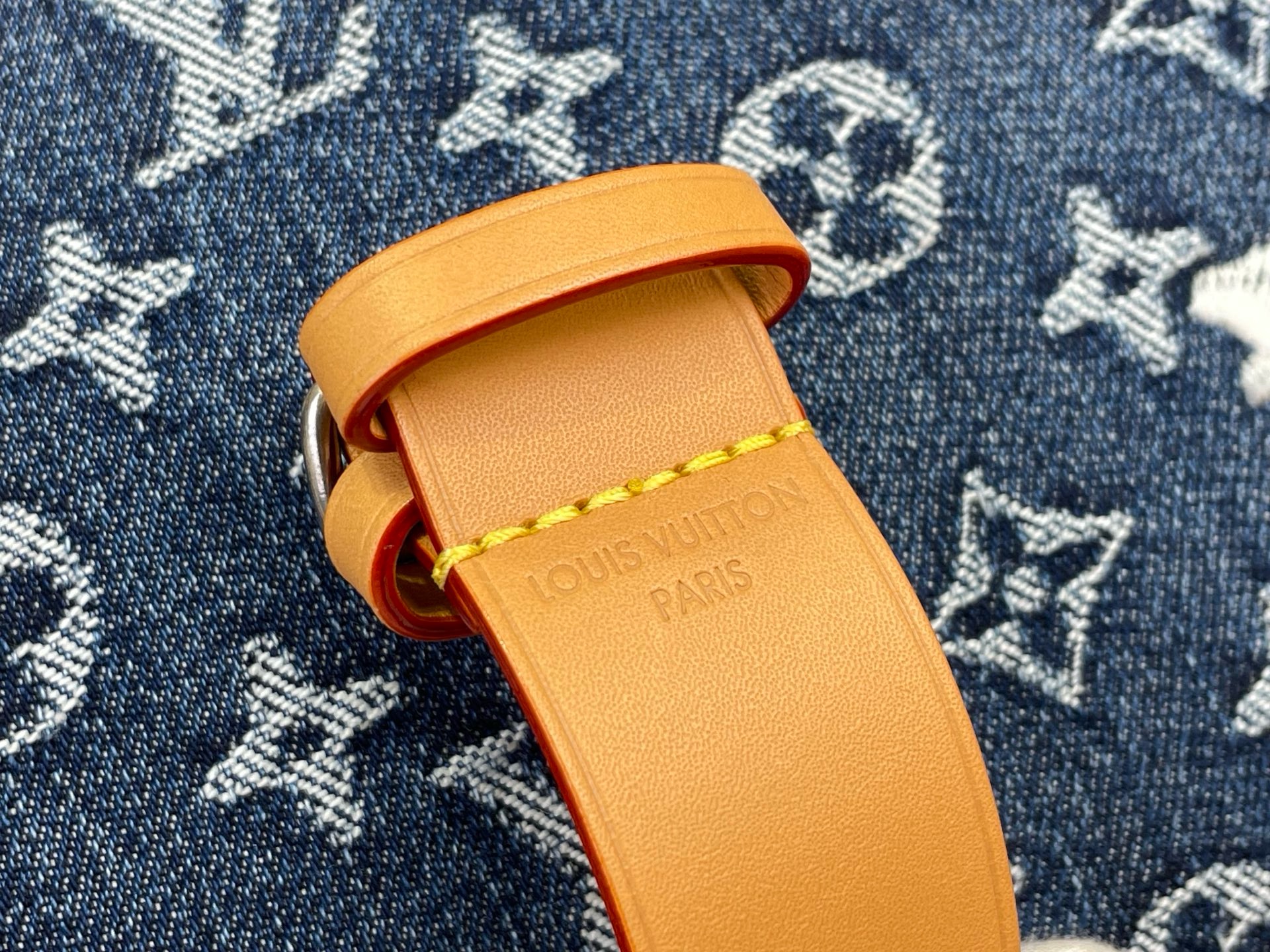 Сумка дорожная мужская Louis Vuitton Keepall Bandoulière 50 синего цвета