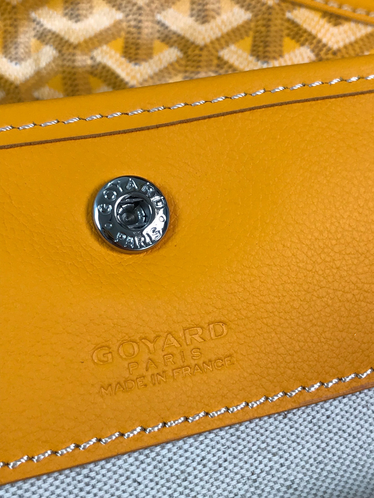 Сумка женская Goyard Hobo Bohème жёлтого цвета