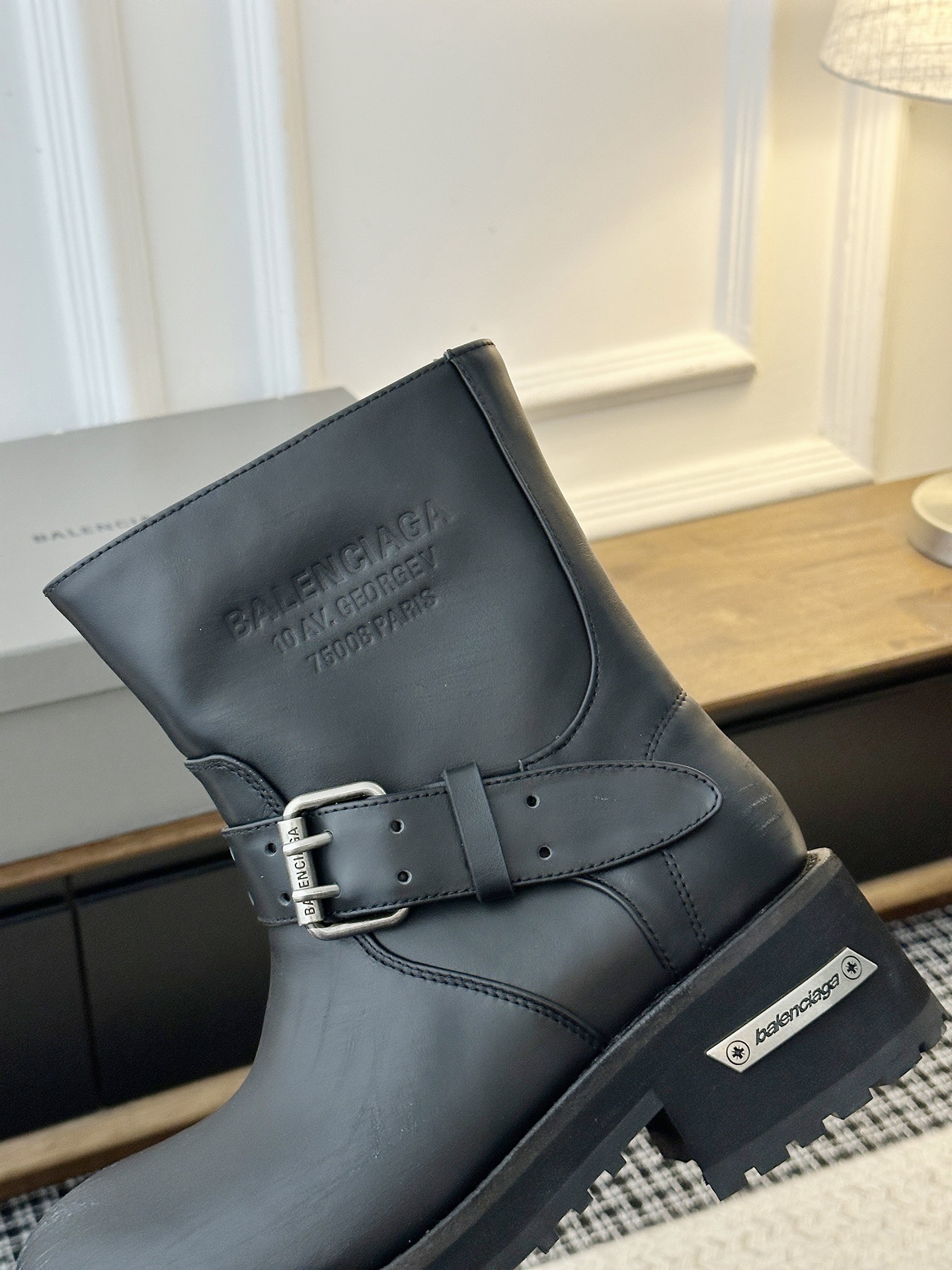 Сапоги Balenciaga Venom черного цвета