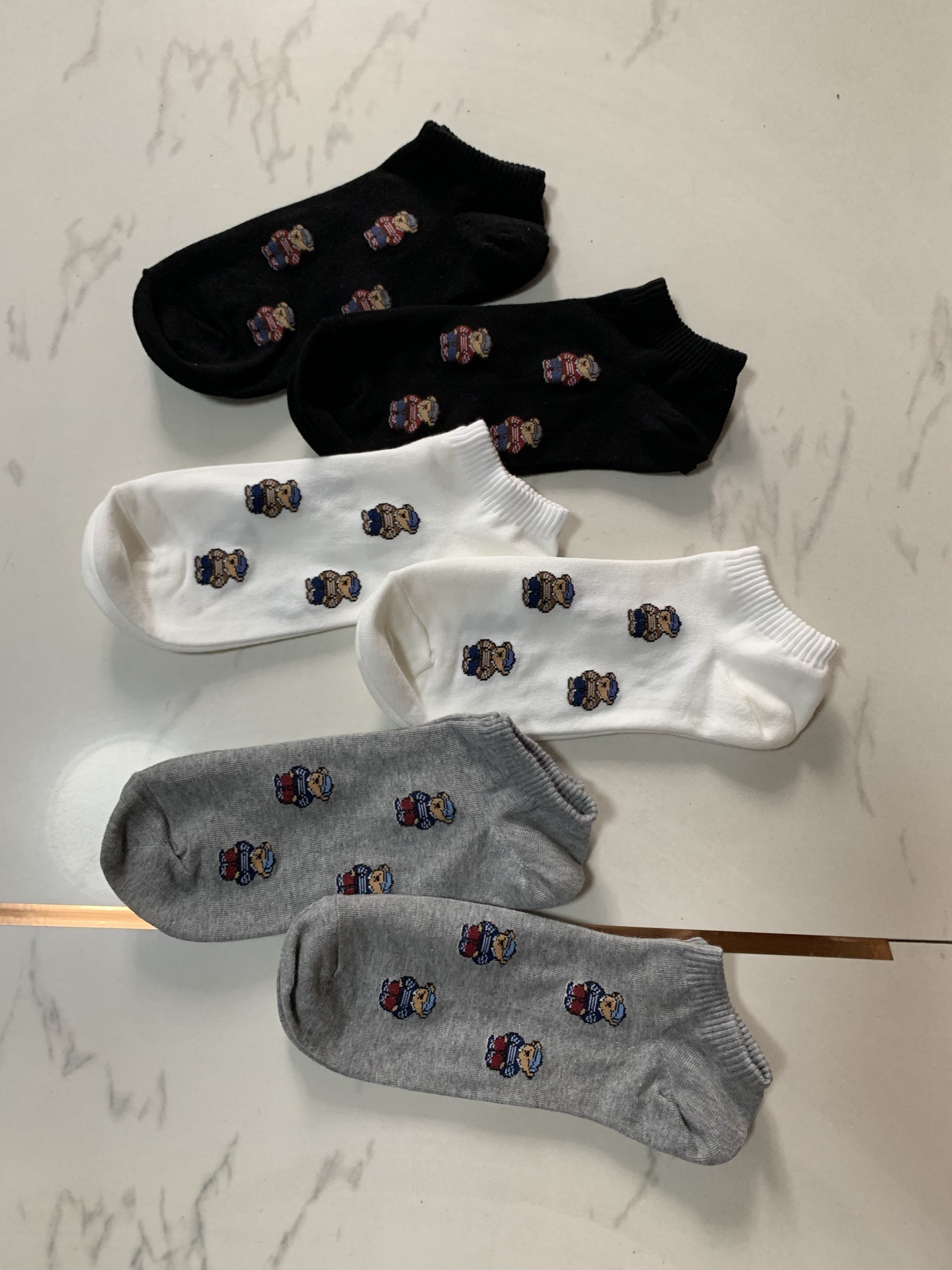 Носки женские в стиле Ralph Lauren (набор 6 пар)