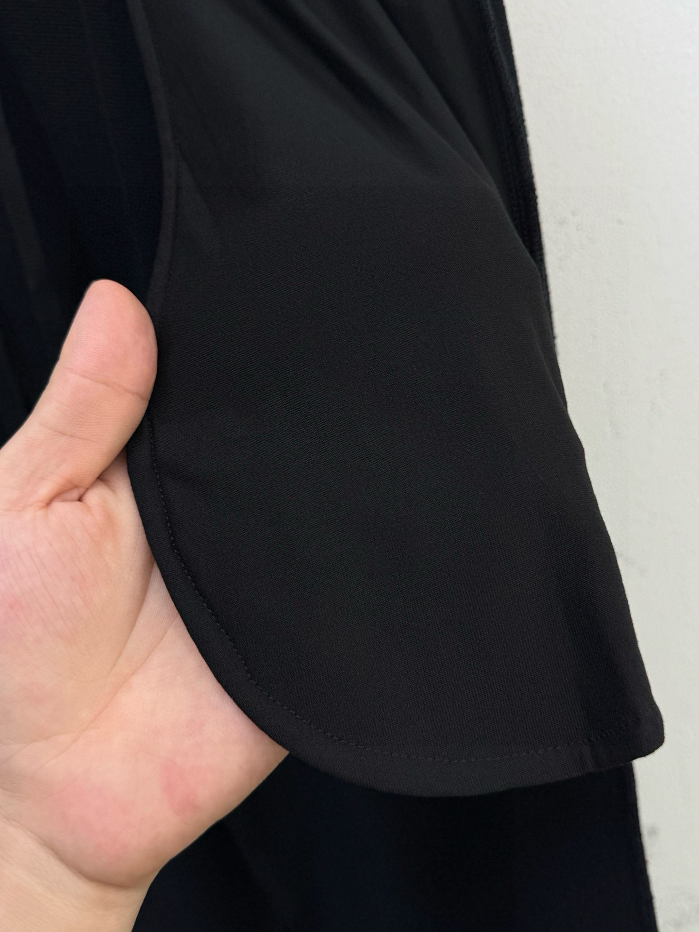 Брюки мужские в стиле Fendi FD из гребенного хлопка чёрного цвета