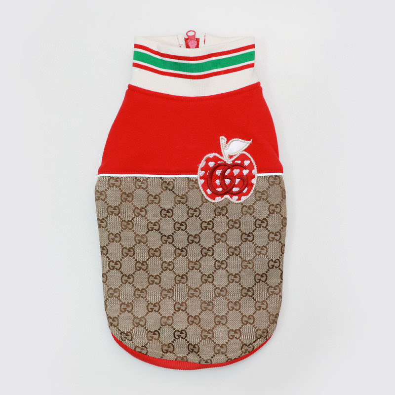 Кофта для собак в стиле Gucci Apple Monogram